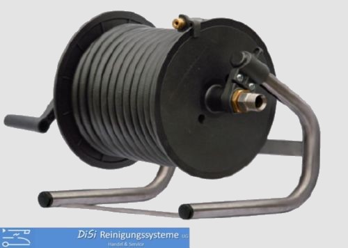 Schlauchtrommel Schlauchaufroller Schlauchhaspel & 15m DN6 Schlauch 250bar M22 - DiSi Reinigungssysteme