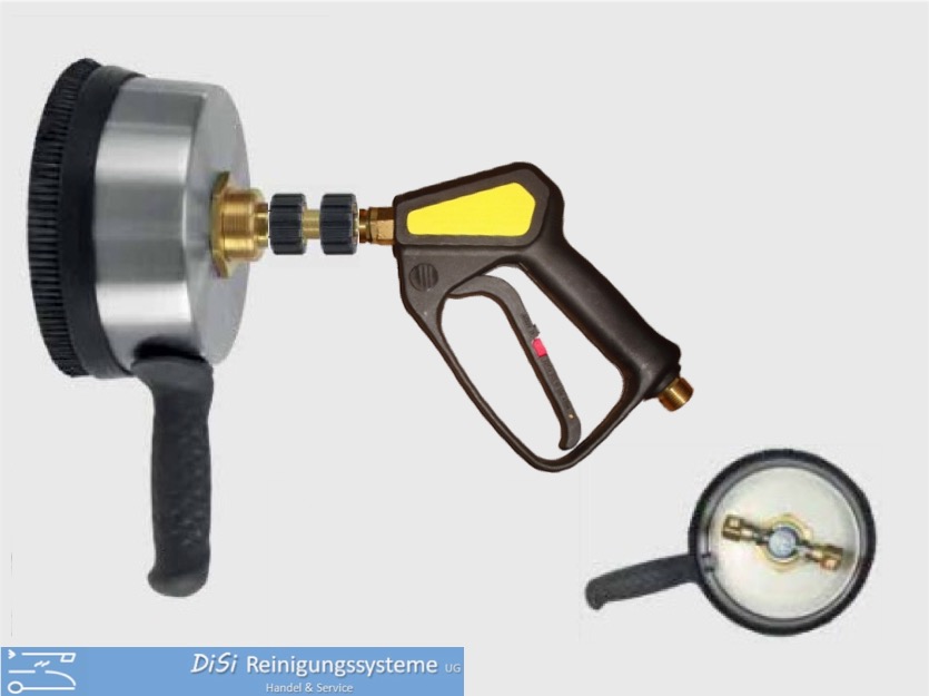 Hochdruck-Wasserpistole Aus Metall – Mit Einstellbarer Düse, Für Auto & Garten (bis 15 M Sprühweite)
